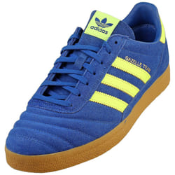adidas Gazelle Team Mens Fashion Trainers in Blue Yellow - 10