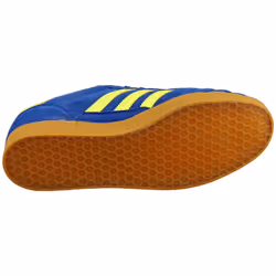 adidas Gazelle Team Mens Fashion Trainers in Blue Yellow - 10