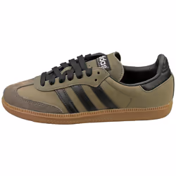 adidas Samba Og Mens Fashion Trainers in Olive Black - 4.5