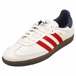 adidas Samba Og Mens Casual Trainers in White Red - 4