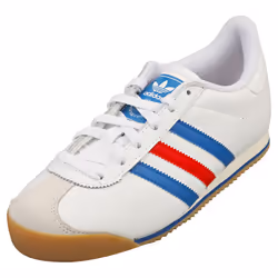 adidas K 74 Unisex Casual Trainers in White Blue Red - 4