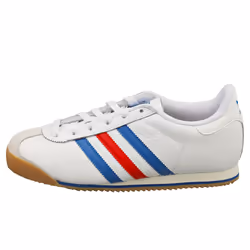 adidas K 74 Unisex Casual Trainers in White Blue Red - 6.5