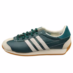 adidas Country Og Womens Fashion Trainers in Green Off White - 4