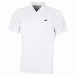 adidas Golf Mens 2025 Performance Left Chest Logo Stretch Polo Shirt - XXXL, White Sport