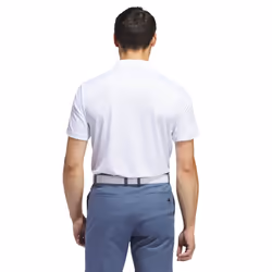 adidas Golf Mens 2025 Performance Left Chest Logo Stretch Polo Shirt - XXXL, White Sport