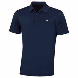 adidas Golf Mens 2025 Performance Left Chest Logo Stretch Polo Shirt - XXXL, Collegiate Navy Sport