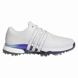 adidas Golf Mens Tour 360 Golf Shoes - Dash Grey/Aurora/Blue - UK 6.5