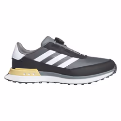 adidas Golf Mens 2024 S2G SL Boa 24 Waterproof V-Trax Spikeless Golf Shoes - UK 8, Grey/FTW White/Black