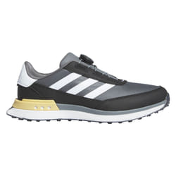 adidas Golf Mens 2024 S2G SL Boa 24 Waterproof V-Trax Spikeless Golf Shoes - UK 8, Grey/FTW White/Black
