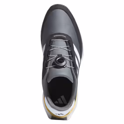 adidas Golf Mens 2024 S2G SL Boa 24 Waterproof V-Trax Spikeless Golf Shoes - UK 8, Grey/FTW White/Black