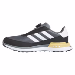 adidas Golf Mens 2024 S2G SL Boa 24 Waterproof V-Trax Spikeless Golf Shoes - UK 8, Grey/FTW White/Black