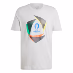 adidas EURO24 Official Emblem Ball T-Shirt - Grey - 3XL