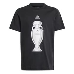 adidas Euro 2024 Official Emblem Trophy T-Shirt (Black) - Kids - XXL