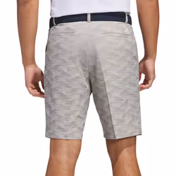 adidas Golf Mens 2025 Ultimate365 Water Repellent Lightweight Printed Shorts - 32" Waist, Putty Beige