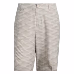 adidas Golf Mens 2025 Ultimate365 Water Repellent Lightweight Printed Shorts - 34" Waist, Putty Beige