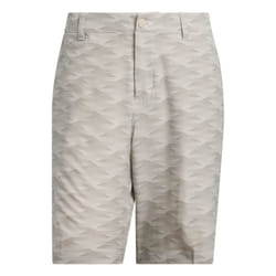 adidas Golf Mens 2025 Ultimate365 Water Repellent Lightweight Printed Shorts - 34" Waist, Putty Beige