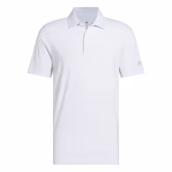 adidas Golf Mens 2025 Ultimate365 Mini Bunker Sustainable Regular Fit Polo Shirt - M, White/Wonder Blue