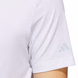 adidas Golf Mens 2025 Ultimate365 Mini Bunker Sustainable Regular Fit Polo Shirt - M, White/Wonder Blue