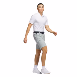 adidas Golf Mens 2025 Ultimate365 Water Repellent Lightweight Printed Shorts - 32" Waist, Wonder Silver