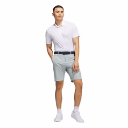 adidas Golf Mens 2025 Ultimate365 Water Repellent Lightweight Printed Shorts - 36" Waist, Wonder Silver