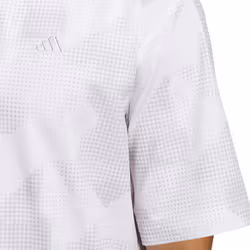 adidas Golf Mens 2025 GO-TO Water Repellent Short Sleeve 1/2 Zip Sweater - L, White