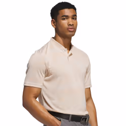 adidas Golf Mens 2025 Ultimate 365 Sport Collar Sustainable 2 Button Polo Shirt - L, Wonder Alumina