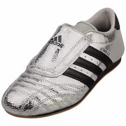 adidas Taekwondo Womens Fashion Trainers in Silver Black - 6