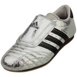 adidas Taekwondo Womens Fashion Trainers in Silver Black - 6