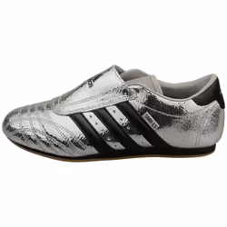adidas Taekwondo Womens Fashion Trainers in Silver Black - 6