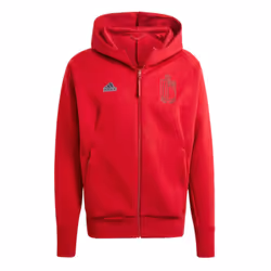 2024-2025 Belgium Travel Full Zip Hoody (Burgundy) - XXL