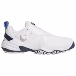 adidas Golf Mens 2025 CODECHAOS BOA 25 Lightstrike Spikeless Golf Shoes - UK 7, White/Silver/Navy