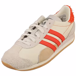 adidas Country Og Womens Fashion Trainers in Off White Red - 5