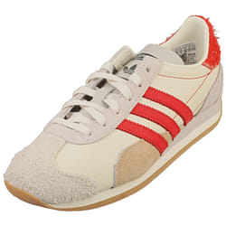 adidas Country Og Womens Fashion Trainers in Off White Red - 6
