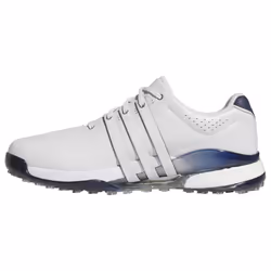 adidas Golf Mens 2025 TOUR360 25 Waterproof Dynamic Torsion Spikeless Golf Shoes - UK 7, Dashgrey/Collegiate Navy