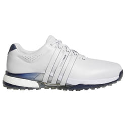 adidas Golf Mens 2025 TOUR360 25 Waterproof Dynamic Torsion Spikeless Golf Shoes - UK 11, Dashgrey/Collegiate Navy