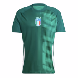 2024-2025 Italy Pre-Match Shirt (Green) - L