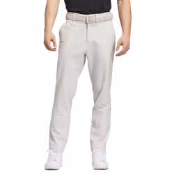 adidas Golf Mens 2024 Fall Weight Durable Water Repellent Fleece Lined Trousers - 34/32, Aluminium