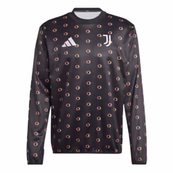 2024-2025 Juventus Pre Match Warm Up Top (Black) - XL