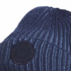 adidas Golf Womens 2024 Knit COLD.RDY Lined Classic Pom Pom Beanie Hat - One Size, Collegiate Navy