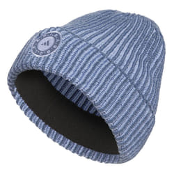 adidas Golf Womens 2024 Knit COLD.RDY Lined Classic Pom Pom Beanie Hat - One Size, Preloved Ink