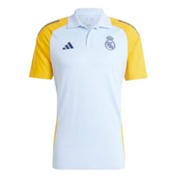 2024-2025 Real Madrid Polo Shirt (Glow Blue) - M