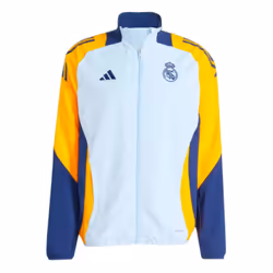 2024-2025 Real Madrid Presentation Jacket (Glow Blue) - L