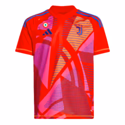 2024-2025 Juventus Home Goalkeeper Shirt (Red) - Kids - MB