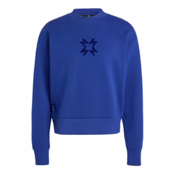 2024-2025 Man Utd Seasonal Doubleknit Crew (Blue) - S