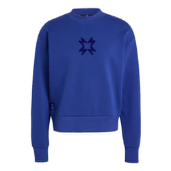 2024-2025 Man Utd Seasonal Doubleknit Crew (Blue) - 3XL