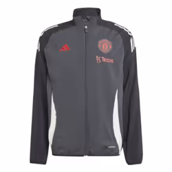 2024-2025 Man Utd EU Presentation Jacket (Carbon) - XL