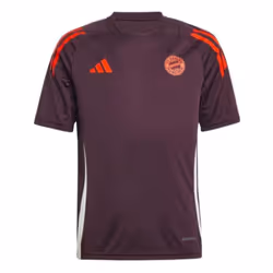 2024-2025 Bayern Munich Training Tee (Shadow Maroon) - Kids - MB