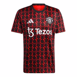 2024-2025 Man Utd Pre-Match Shirt (Black) - XS
