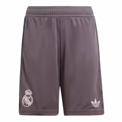 2024-2025 Real Madrid Third Shorts (Charcoal) - Kids - XXL