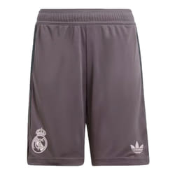 2024-2025 Real Madrid Third Shorts (Charcoal) - Kids - XXL